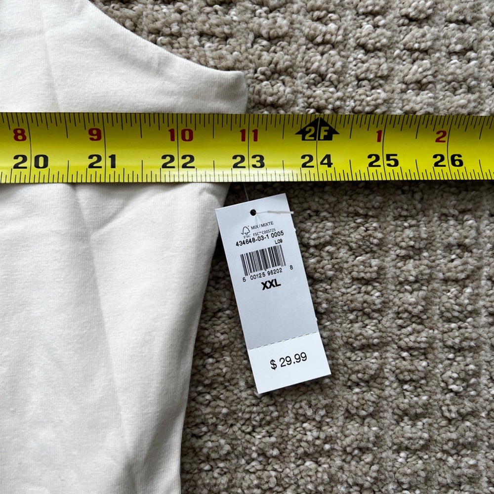 GAP White Asymmetrical Tank Top - Picture 2 of 3